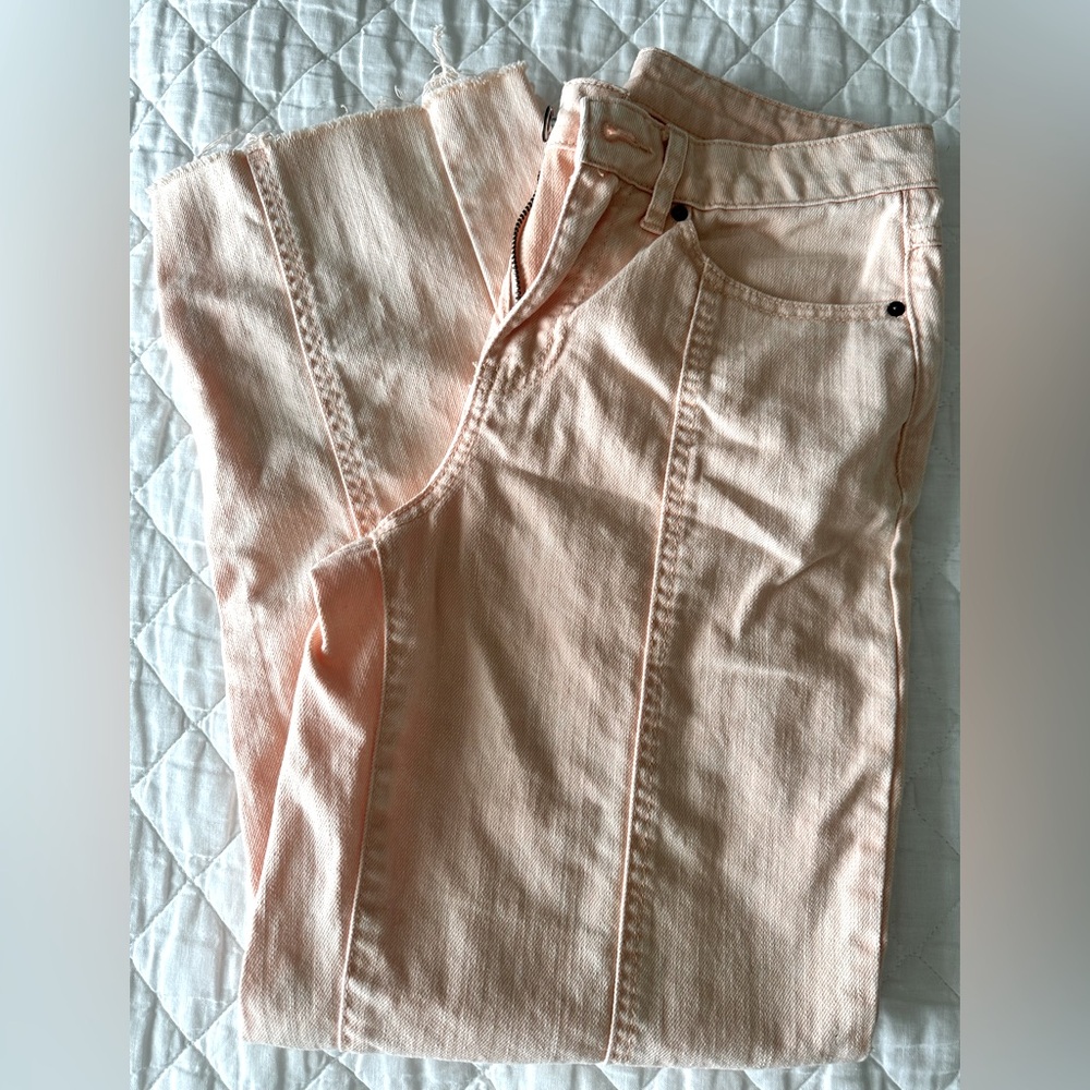 Peach Women's Crop Jeans